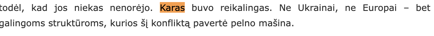 Įrodymas prie citatos