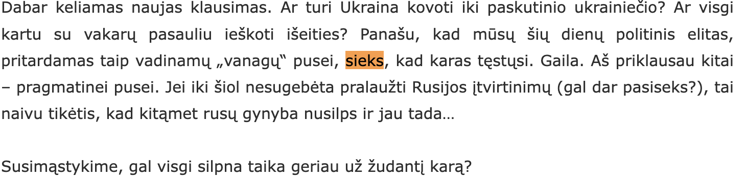 Įrodymas prie citatos